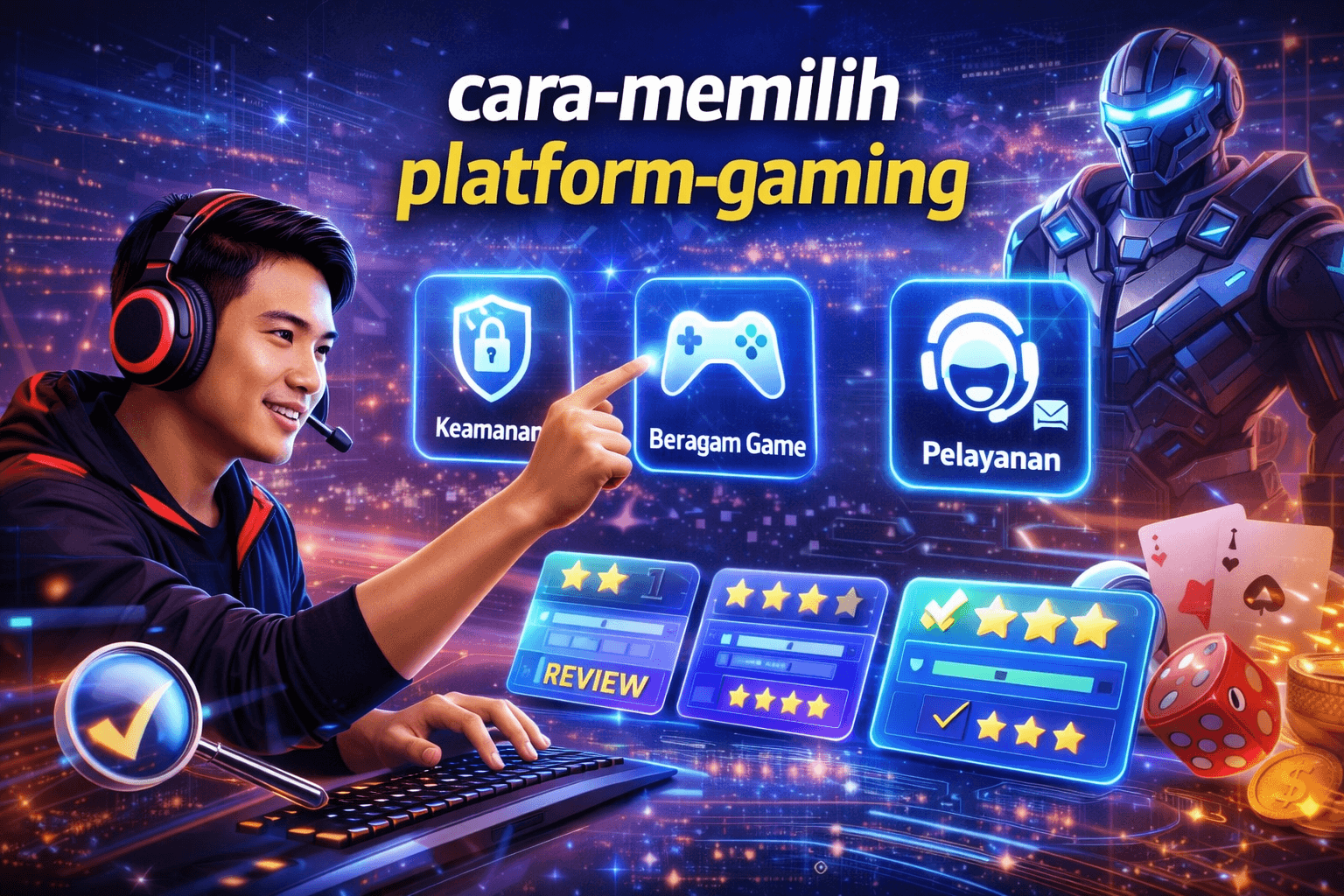 Cara Memilih Platform Gaming Online yang Aman dan Terpercaya
